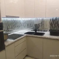 Мозаика зеркальная DecorStoneHub Zs-stik-ZS серебристая с сатином 338х320 мм стик для коридора и ниш