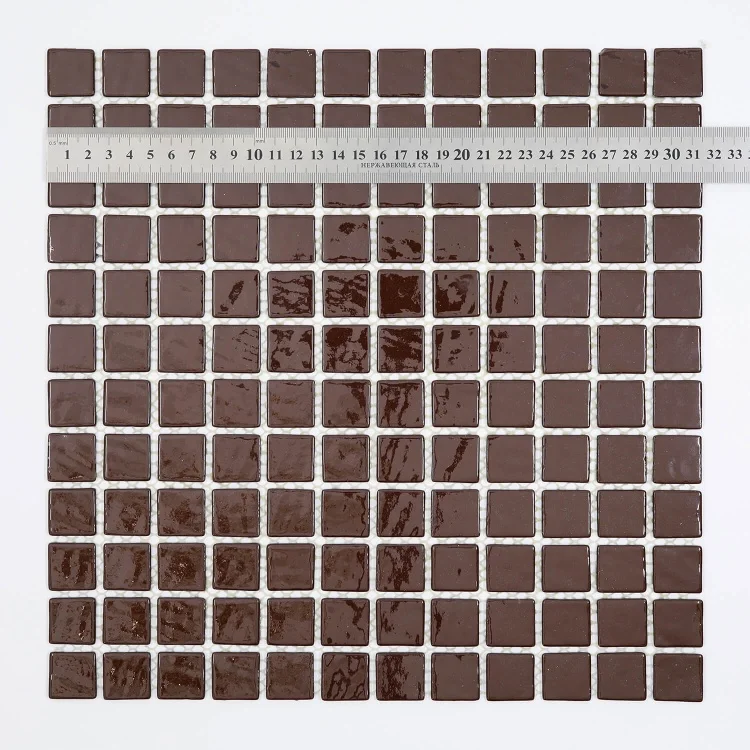 Мозаїка зі скла MK25107 DARK BROWN