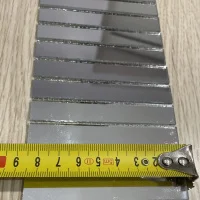 Мозаика зеркальная DecorStoneHub Zs-полоса-Z серебристая 1000х88 мм прямоугольный стик на обрамление