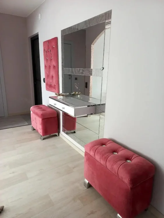 Мозаика зеркальная DecorStoneHub Zs-полоса-Z серебристая 1000х88 мм прямоугольный стик на обрамление