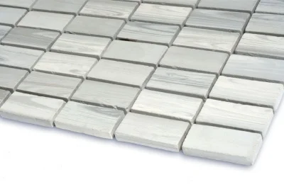 Мозаика из керамогранита Kotto Ceramica MI7 23460102C Grigio Freddo 300 x 300 х 7 (прямоугольник 23 x 46)