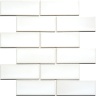 Мозаїка керамічна Kotto Ceramica BRICK B 6024 White 300x300х9 (48х124) 0,075 м2