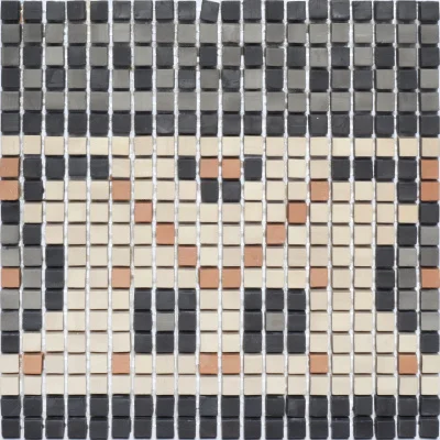 Мозаїка з керамограніту Kotto Ceramica MI7 K060705 Lviv Legends фриз Beige/Focato/Buchero/Nero