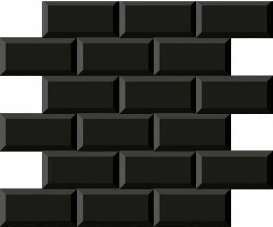 Мозаика Dune 187843 Mosaico Minimetro Negro 29.1*29.6 черная керамическая глянцевая