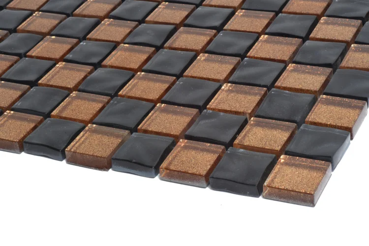 Мозаика керамическая Kotto Ceramica GM 8013 CC Brown Gold/Black pearl S4/  300 х 300 х 8   ( 25 х 25 )