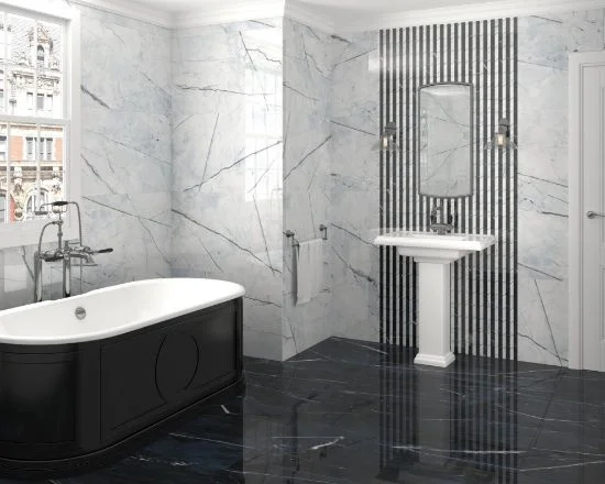 Мозаика Dune 188715 Light Calacatta Duo 27*28 белая матовая керамогранит