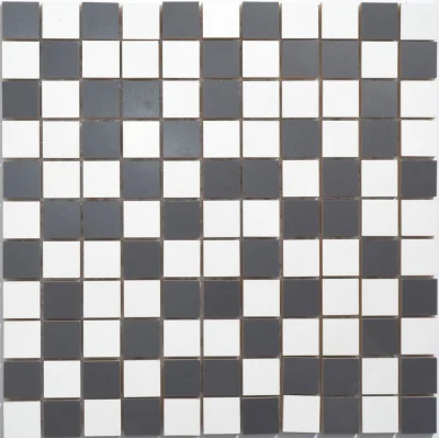 Мозаика керамическая Kotto Ceramica СМ 325106 C2 estet white/estet graphite  300 х 300 х 9   ( 25 х 25 )