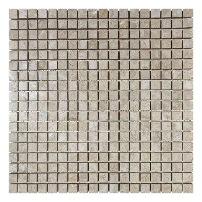 Мозаика из мрамора Полированная МКР-4П (15x15) Victoria Beige