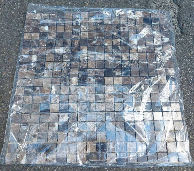 Мозаика Mozaico de Lux Stone C-MOS Emperador Pol (Ligh)