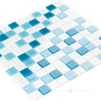 Мозаика керамическая Kotto Ceramica GM 4039 C3 Cerulean m/Cerulean w/white  300 х 300 х 4   ( 25 х 25 )