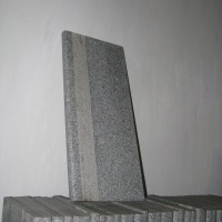 Ступени гранитные G603 Light Grey 790х340х30 мм Полированные, ФАСКА