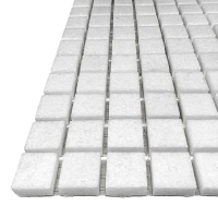 Мозаика из мрамора Полированная МКР-4П (15x15) White Mix