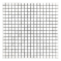 Мозаика из мрамора Полированная МКР-4П (15x15) White Mix