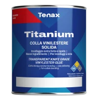 Клей вінілефірний Tenax Titanium colorato кольоровий 1 л густий жаростійкий для каменю та кераміки