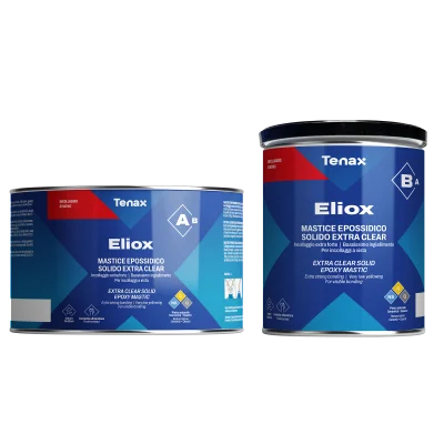 Клей эпоксидный Tenax Eliox A+B прозрачный 2,25 л сверхпрочный нежелтеющий морозостойкий для камня керамики кварца