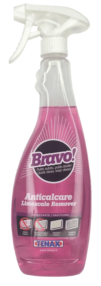 Очиститель Tenax Bravo Anticalcare 1 л кислотный от известкового налета на камне керамике стекле