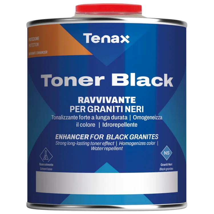 Пропитка защитная Tenax Toner Black 0,25 л, водо-масло- грязеотталкивающая, тонирующая, для черного гранита