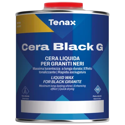 Віск рідкий Tenax Cera Black G 0,25 л, для полірування та тонування чорного каменю