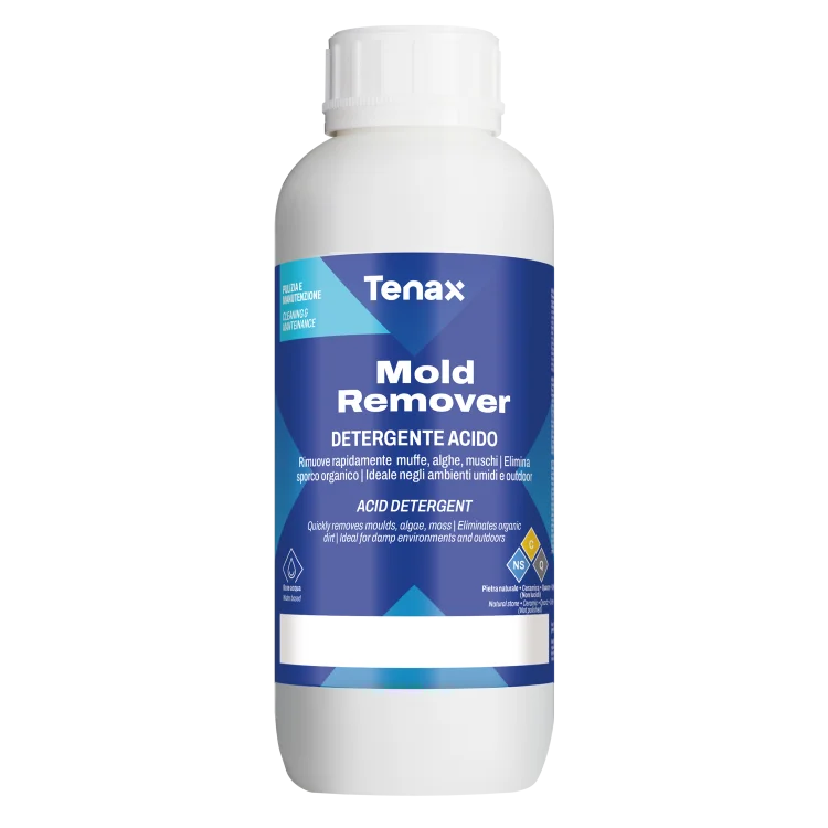 Очищувач Tenax Mold Remover 1 л, від органічних забруднень, цвілі, водоростей, моху з неполірованого каменю
