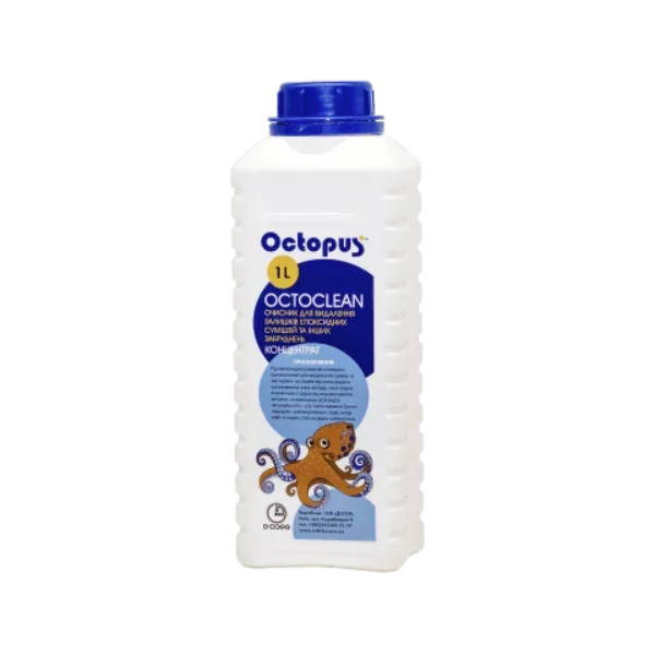 Очиститель Octopus Octoclean 1 л от стойких загрязнений жиров и эпоксидных смол следов от резины с плитки