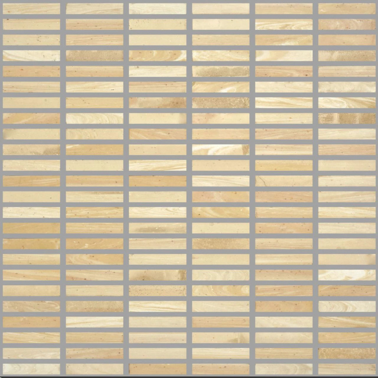 Мозаїка з керамограніту Kotto Ceramica MI7 10500518C Solare 300 x 300 х 10 (прямокутник 10 x 50)