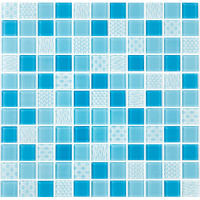Мозаика керамическая Kotto Ceramica GM 4051 C3 Blue d/Blue m/Structure  300 х 300 х 4   ( 25 х 25 )