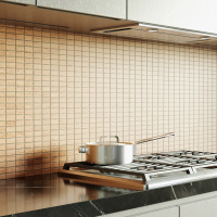 Мозаїка з керамограніту Kotto Ceramica MI7 23460111C Dorato 300 x 300 х 7 (прямокутник 23 x 46)