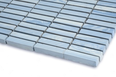 Мозаика из керамогранита Kotto Ceramica MI7 10500519C Lapislazzuli 300 x 300 х 10  ( прямоугольник 10 x 50 )