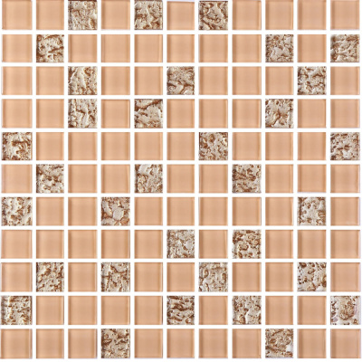 Мозаика керамическая Kotto Ceramica GM 8003 C2 Beige gold S1/Beige white/  300 х 300 х 8   ( 25 х 25 )
