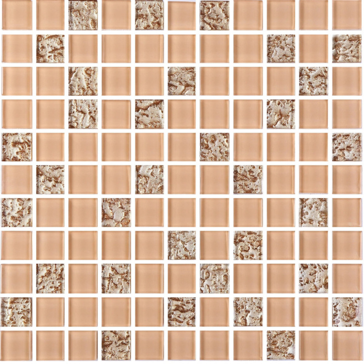 Мозаика керамическая Kotto Ceramica GM 8003 C2 Beige gold S1/Beige white/  300 х 300 х 8   ( 25 х 25 )
