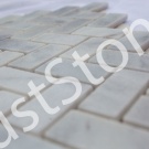 Мозаїка з мармуру Полірована МКР-5П (47x23) White Mix
