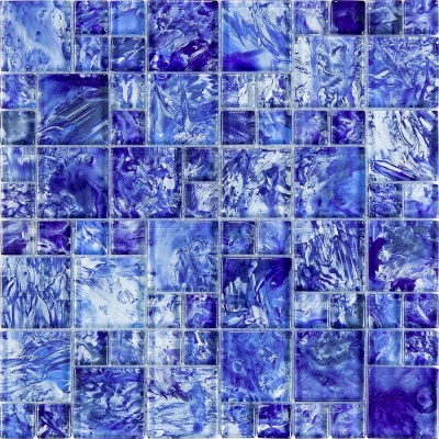 Мозаїка скляна CL-MOS BSBW1122 Blue Fantasy Mozaico De Lux