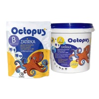 Розовый Двухкомпонентный эпоксидный заполнитель швов Octopus Zatirka A и B (1,25 кг)