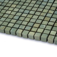 Мозаика из керамогранита Kotto Ceramica MI7 10100603C  Terra Verde  300 x 300 х 10   ( кубик 10 x 10 )