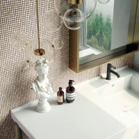 Мозаїка з керамограніту Kotto Ceramica MI7 10100604C Beige 300 x 300 х 10 (кубок 10 x 10)