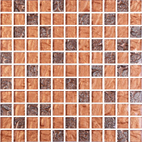 Мозаїка керамічна Kotto Ceramica GM 8017 C2 Brown S2 Rose/Bronze S7/300 х 300 х 8 ( 25 х 25 )