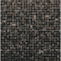 Мозаїка скляна АкваМо MX25-2-09-16G-16BG сіро-коричнева розтяжка градієнт 1912x317x4 мм в спа баню сауну хамам