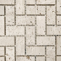Мозаїка з травертину Матова МКР-5СН (47x23) Travertine Classic