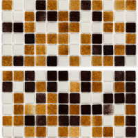 Мозаика стеклянная АкваМо MX25-1-01-2-08-15 бело-коричневая растяжка градиент 1912x317x4 мм в душевую сауну Мозаика стеклянная АкваМо MX25-1-01-2-08-15 бело-коричневая растяжка градиент 1912x317x4 мм в душевую сауну