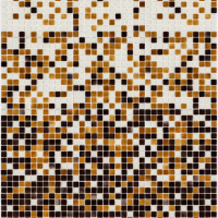 Мозаика стеклянная АкваМо MX25-1-01-2-08-15 бело-коричневая растяжка градиент 1912x317x4 мм в душевую сауну Мозаика стеклянная АкваМо MX25-1-01-2-08-15 бело-коричневая растяжка градиент 1912x317x4 мм в душевую сауну