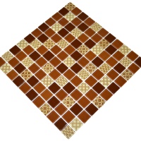 Мозаика керамическая Kotto Ceramica GM 4054 C3 Brown d/Brown m/Structure  300 х 300 х 4   ( 25 х 25 )