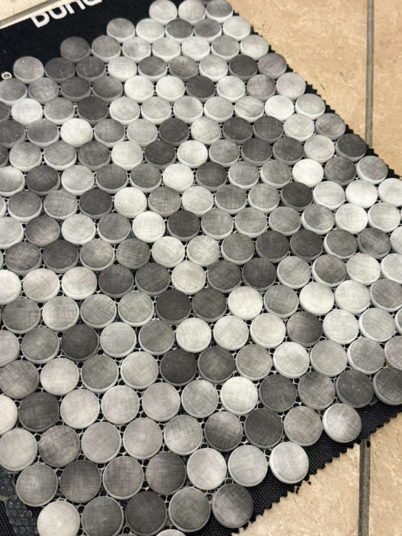 Мозаика Dune 187662 Essential 31.5*29 серая стеклянная