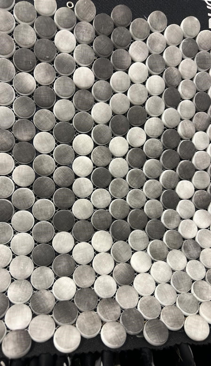 Мозаика Dune 187662 Essential 31.5*29 серая стеклянная