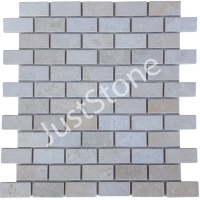Мозаика из мрамора Матовая МКР-11СВ (47x23) Beige Mix