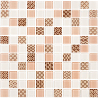 Мозаїка керамічна Kotto Ceramica GM 4055 C3 Beige w/Beige m/Structure 300 х 300 х 4 ( 25 х 25 )