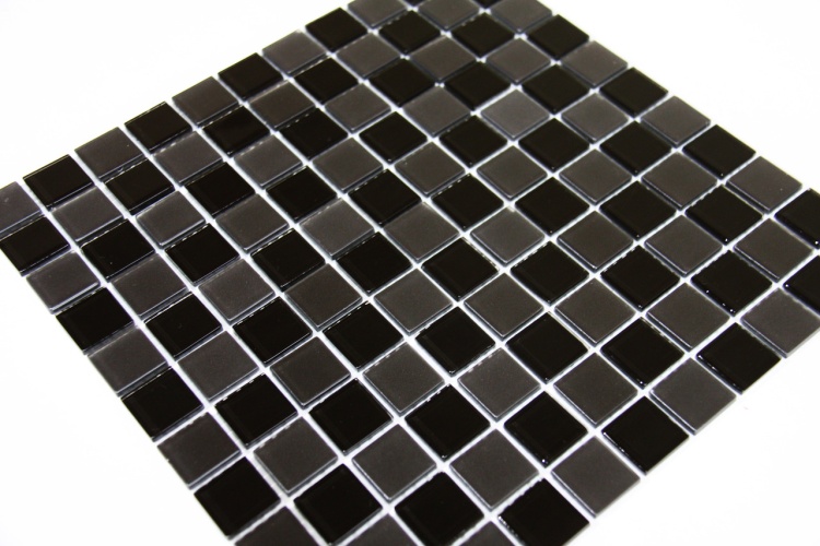 Мозаика керамическая Kotto Ceramica GM 4057 CС Black mat/Black  300 х 300 х 4   ( 25 х 25 )