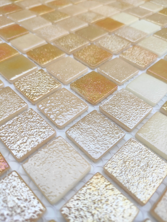 Мозаїка скляна АкваМо Limited Edition 47 на сітці