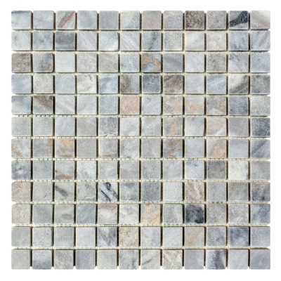 Мозаїка з мармуру Матова МКР-2СВ (23x23) Grey Mix