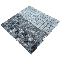 Мозаїка з мармуру Матова МКР-2СН (23x23) Black