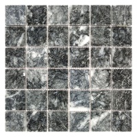 Мозаика из мрамора Полированная МКР-3П (47x47) Black